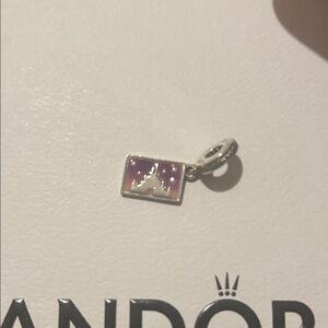Pandora x Disney Parks Postcard Charm